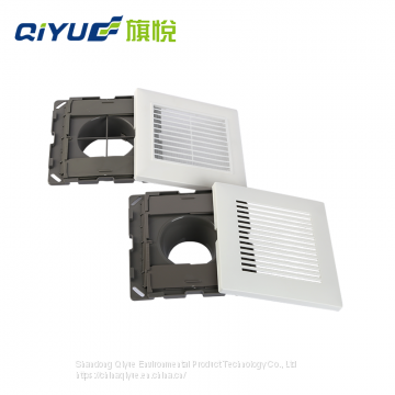 HVAC air conditioning double deflection plastic exhaust supply air grille