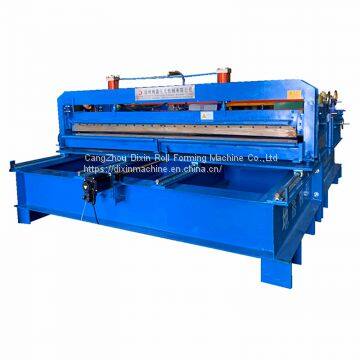 Steel plate steel coil flattening leveling cutting shearing machine