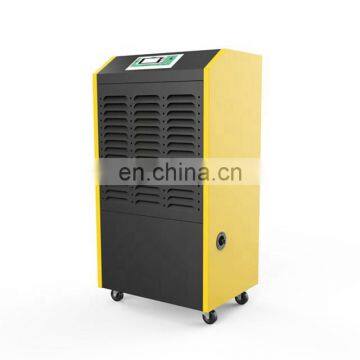 90L/day Four Wheels Metal Industrial Dehumidifier