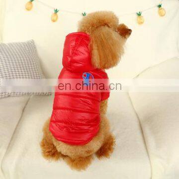 Warm Pet Dog Cat Coat Puppy Black Red Hooded Cotton Clothes Apparel photo-6