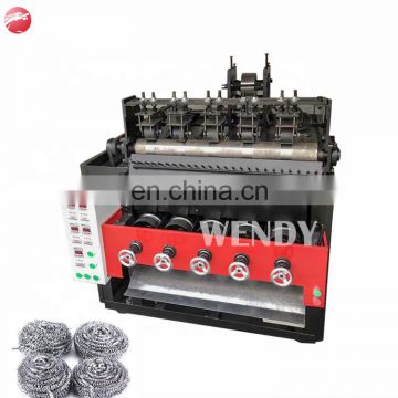 5Wire 5 Balls  Stainless Steel Scourer Making Machine/ Pot Scrubber Making Machine for Kitchen cleaning ball