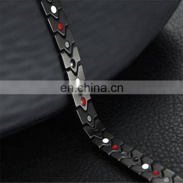 Heart Shaped Twisted Healing 4 IN 1 Elements Energy Health Bracelet Magnetic photo-4