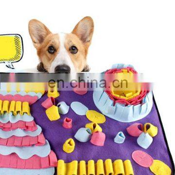 Manufacturer Wholesale Durable Washable Smell Training Blanket Pet Feeding Dog Snuffle Mat