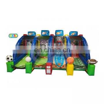 china commercial cheap price inflatable Multi 4 in 1 Sports game court for sale