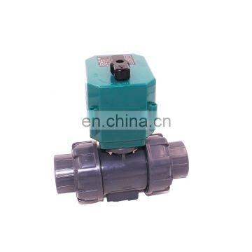 Motorized Actuator Electric Ball Valve 2 Way 3 Way Electric Actuated Pvc Valve Motorized Pvc Ball Valve photo-3