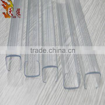 U shape Plastic Weather Strip for Shower Cubicle