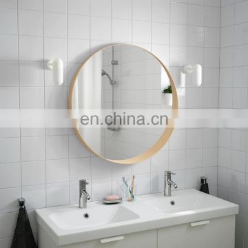 Top sale factory direct  round hanged metal frame mirrors for home decoration