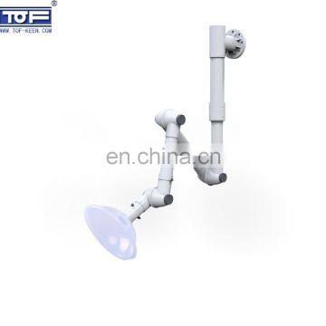 wall mounted chemistry lab suction fume extractor arm