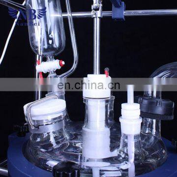 Vacuum Distillation Jacket Heating Glass Reactor Vessel 20l for Sale photo-5