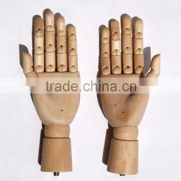 Dummy Hand Adjustable Wooden Hand Mannequin Dispaly Jewelry mannequin