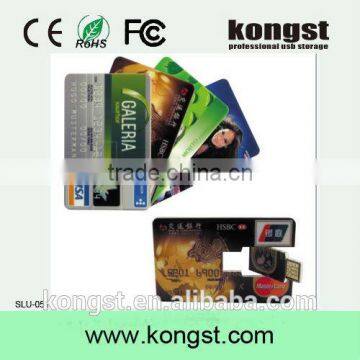 2016 Fashional Kongst Credit Card USB With Custom Logo photo-2