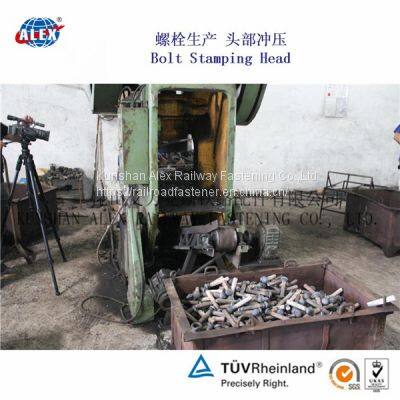 Railroad Fastener Button Head Oval Neck Track Bolt With Nuts and Washers photo-4