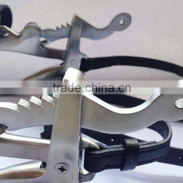 Horse Mouth Gag / Speculum With Genuine Leather Straps - Equine Dental Speculum - SE Horse Speculum (High Quality) photo-3