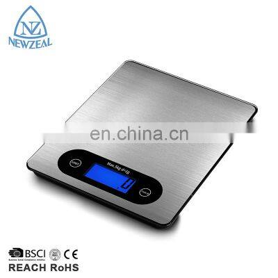 Top Quality 5000G Max 1G 304 Stainless Steel Measure Tools Digital Kitchen Weighing Scale