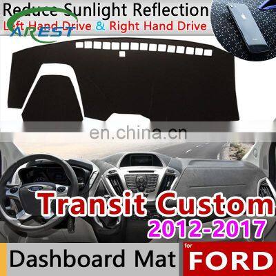 for Ford Transit Tourneo Custom 2012~2017 Anti-Slip Mat Dashboard Pad Sunshade Dashmat Protect Accessories 2013 2014 2015 2016