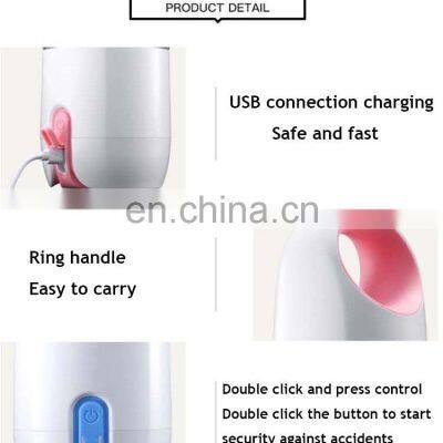 Quality Guarantee OEM 60W 4 Blades Wireless Portable Fruit Juicer Blender With 12Times Usage photo-4