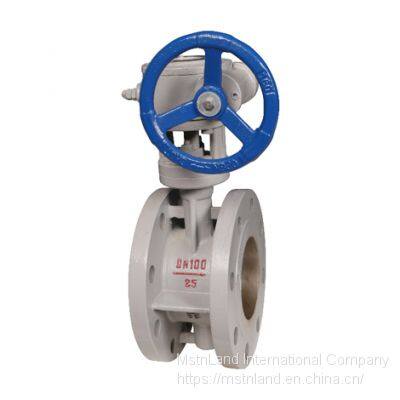 Mstnland CAST STEEL THREE-ECCENTRIC PTFE SOFT-SEALING BUTTERFLY VALVE