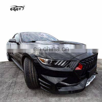 wide body kit for ford mustang front bumper rear bumper wide flare and side skirts for Mustang facelift car bumper