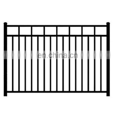 hot sale Xinhai #25 H 5 ft * W 6 ft Galvanized and power coated steel ornamental fence panel