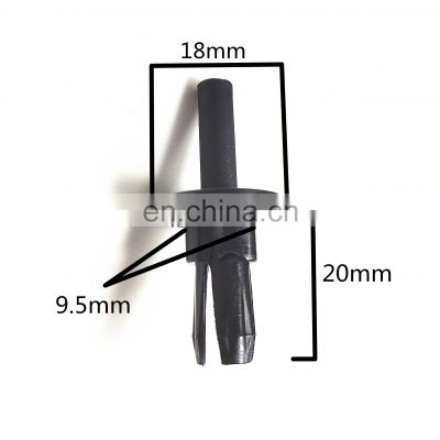 JZ Chinese Manufacturer Car Door Trim Clips Auto Body Black Clip Plastic Rivets