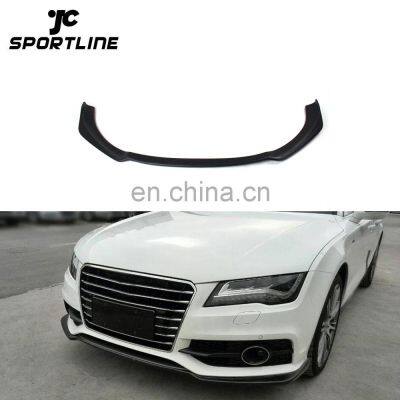 FiberGlass A7 Front Bumper Lip Spoiler For Audi A7 S7 Sportback