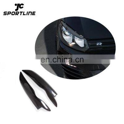 MK5 Carbon Eyelid Auto Car Eyebrows for VW Golf V