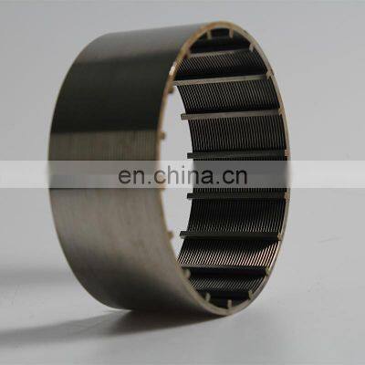 grinding head drum wedge-shaped wire screen / stainless steel slotted screen