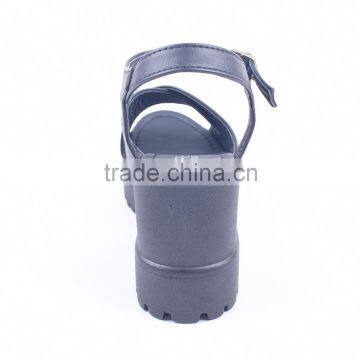 Wholesale Latest Ladies Buckle Sandals pu Sole Platform Designs Made in China photo-5