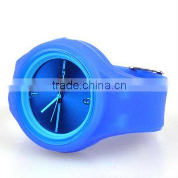 various silicone products dark blue jelly watch silicone watch