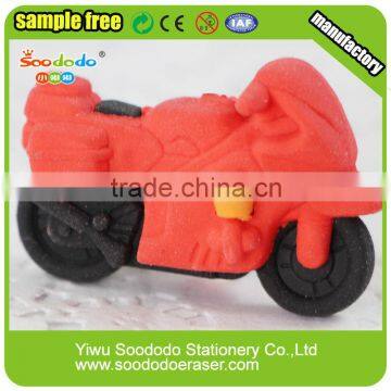 Chinese shaped motorcycle puzzle eraser