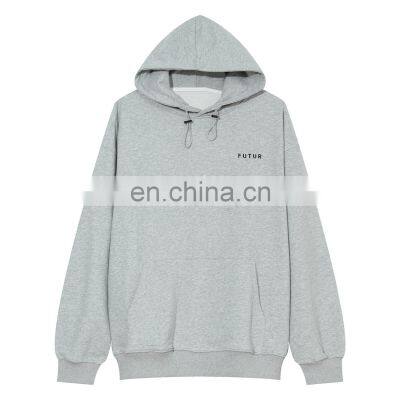 custom design men tracksuit Gray plus size hoodie & pants 2 pcs set tracksuit for 2022