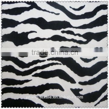 zebra skin pattern printed cotton spandex fabric