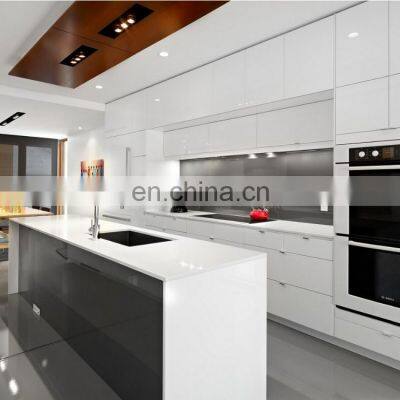 CBMMART Shaker Style Modern High Gloss Designs Wooden Kitchen Cabinet Sets Made in China