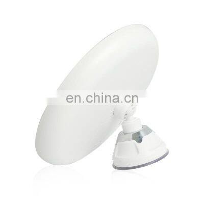 2 in 1 Usb Charge Round LED Light Makeup Mirror Wall Mounted 5x Magnifying Mirror Suction Bathroom Mirror photo-2