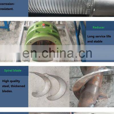 Professional Pig Dung Chicken Dung Cow Manure Dewatering Machine Screw Press/cow Dung Dewatering Machine photo-5