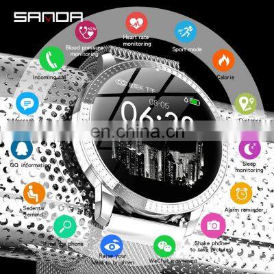 SANDA CF18 Branded Call Reminder Hear Rate Monitor Custom LOGO Smart Watch With GPS photo-3