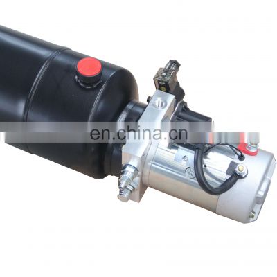 12 V1.6KW Volt Hydraulic Cylinders Pump Motor Double Acting Unit with 7L tank