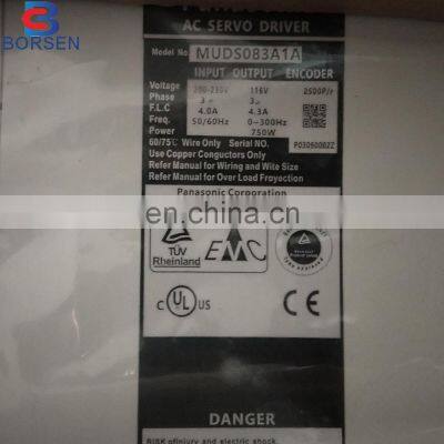 Original Japan AC 400W 750W Servo Driver MUDS043A1A MUDS083A1A photo-2