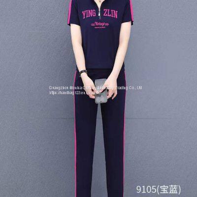 Monisa Sports Leisure Suit With Short Sleeves and Long Trousers photo-2