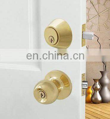 American Traditional Dead Bolt Door Combo Set Handle Door Knob Lock photo-5