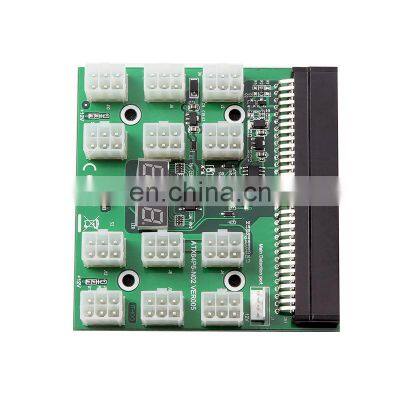 12v 12 Port 6 Pin 1200w Server Power Supply Breakout Board Adapter For Gpu Game/breakout Board 24pin Breakout Board 1400w photo-2