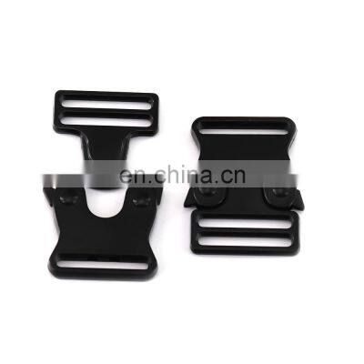 Low MOQ Dog Collar Buckle Classic Black Metal Side Quick Release Buckle Dog Collar Buckle photo-4