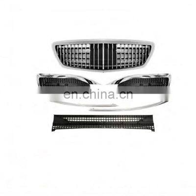 Car Front Grille Lamp Cover Refit Bumper Diffuser For Mercedes Benz 2014-2020/2018-2020