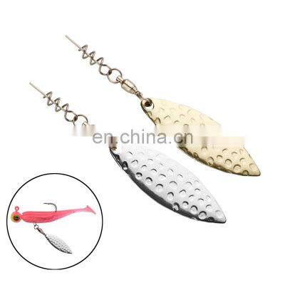 JOHNCOO DIY Spinner Lures Fishing Tackle Pesca Accessories Metal Sequins Lures Blade Spin photo-5