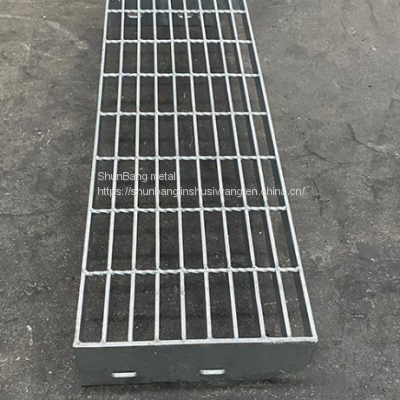 Direct Selling Galvanized Steel Grating Anti-skid Stainless Steel Platform Steel Grating Toothed Step Plate Heavy Steel Grating photo-2