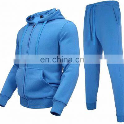 wholesale polyester vendor sportswear slim fit jogging sport tracksuits logo custom tracksuit for men