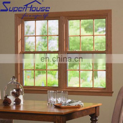 Superhouse Aluminum Vertical Sliding Window / American Double Side Hung Windows