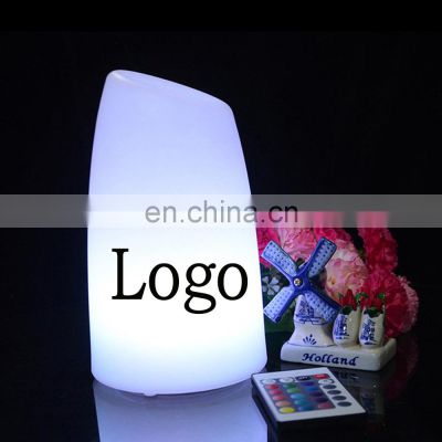 RTS waterproof colorful decoration lamp Bedroom Hotel Bedside Desk Light LED table Lamp outdoor wireless rechargeable lamps