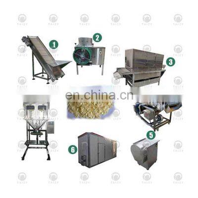 Garlic cutter peeler garlic slice packing production line