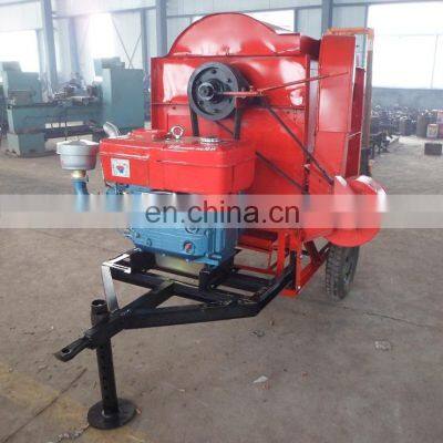High efficiency small wheat thresher price rice sorghum threshing machine